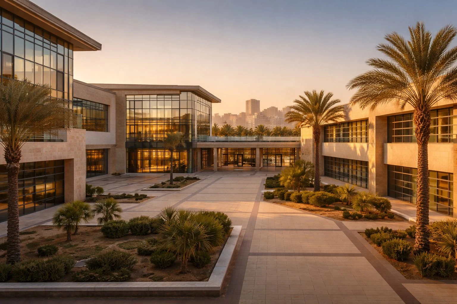 International school campus — Middle East